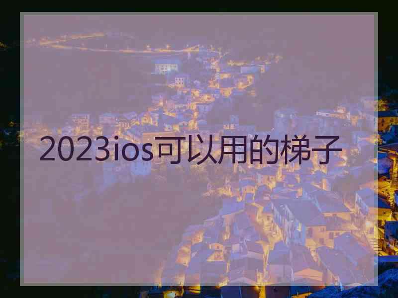 2023ios可以用的梯子