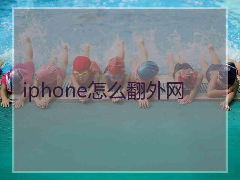 iphone怎么翻外网