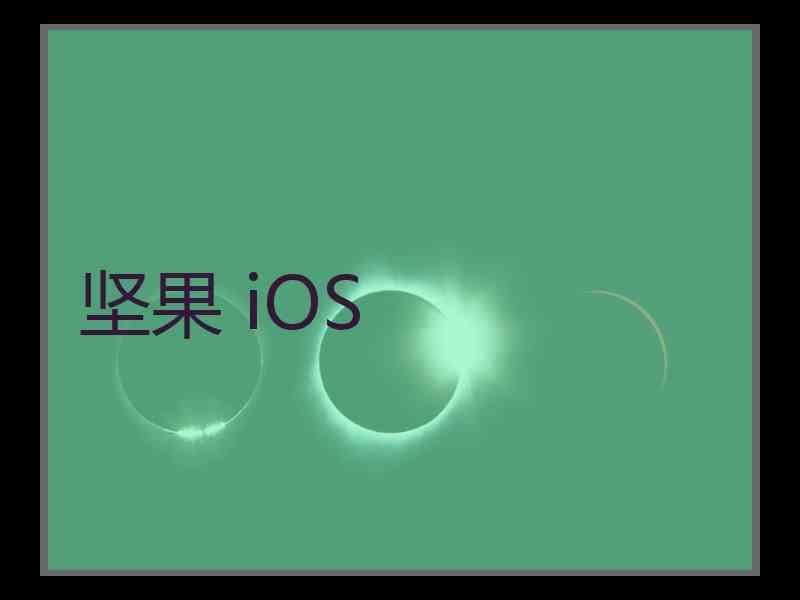 坚果 iOS